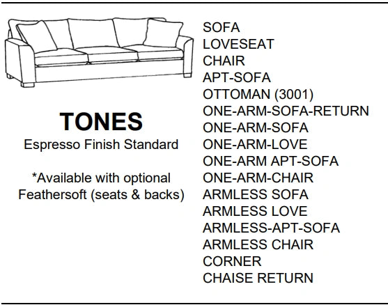Stylus Sofas TONES SOFA