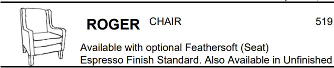 Stylus Sofas ROGER CHAIR