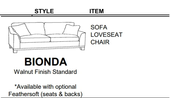 Stylus Sofas BIONDA SOFA