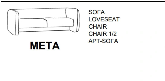 Stylus Sofas META SOFA