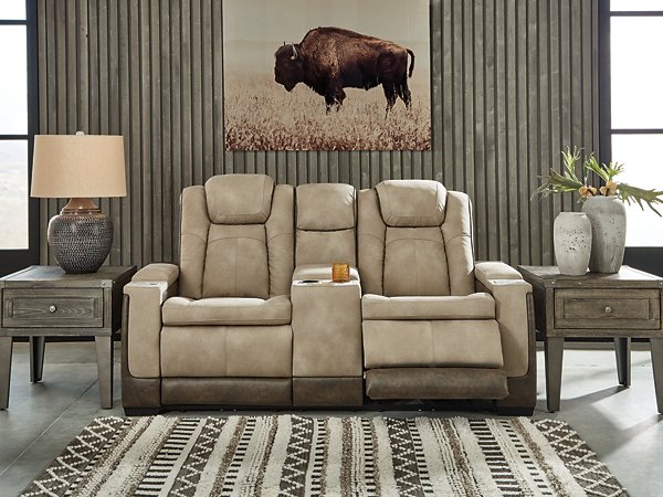 Next-Gen DuraPella Power Reclining Loveseat with Console - Coastal Roots Furniture (Courtenay, BC)