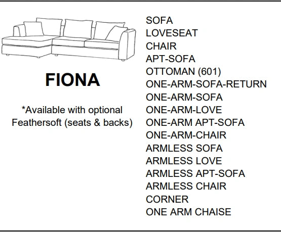 Stylus Sofas FIONA SOFA