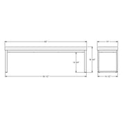 Dryden bench (long version) - 30419