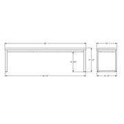 Dryden bench (long version) - 30419B