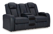 Fyne-Dyme Power Reclining Loveseat with Console - Coastal Roots Furniture (Courtenay, BC)