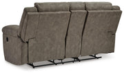 Laresview Reclining Loveseat with Console - Coastal Roots Furniture (Courtenay, BC)