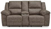 Laresview Reclining Loveseat with Console - Coastal Roots Furniture (Courtenay, BC)