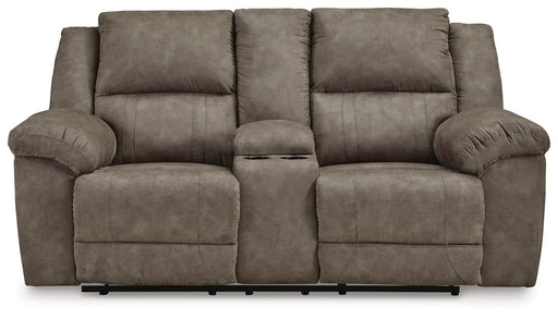 Laresview Reclining Loveseat with Console - Coastal Roots Furniture (Courtenay, BC)