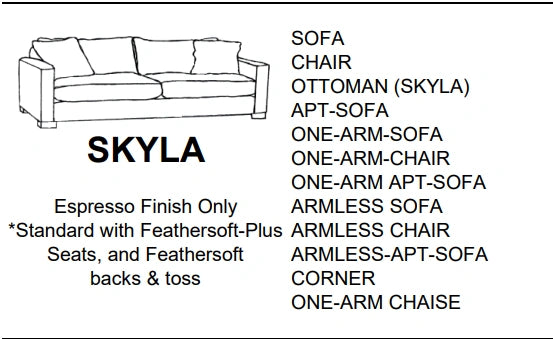 Stylus Sofas SKYLA SOFA