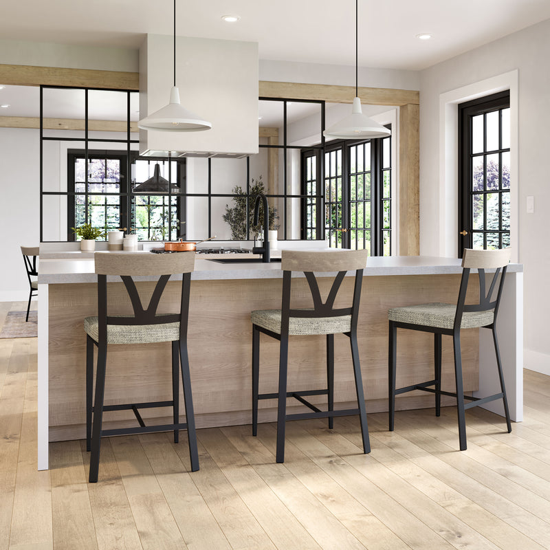 Lawrence non swivel stool - 40204-26