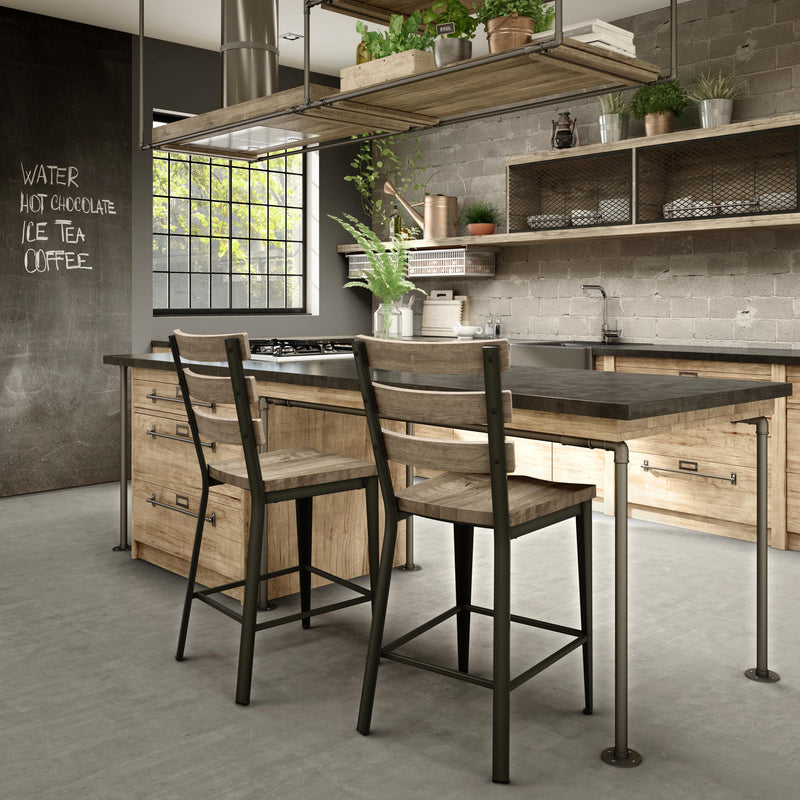 Dexter non swivel stool - 40323-26B