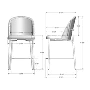 Luongo non swivel stool - 40349-26