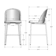 Luongo non swivel stool - 40349-30