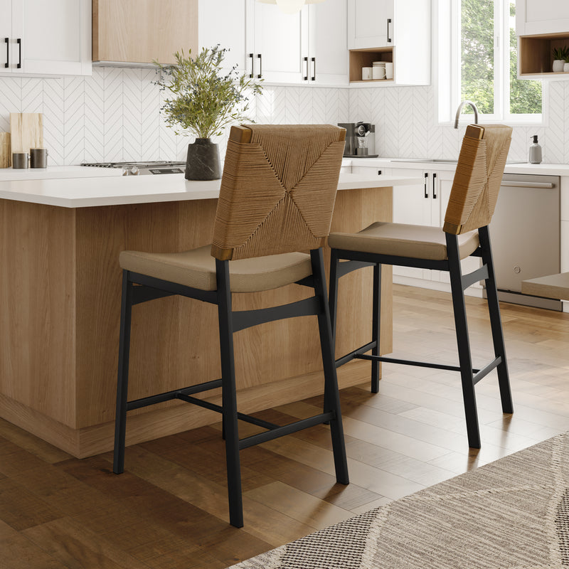 Abby non swivel stool - 40358-26