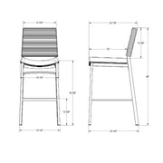 Kenzo non swivel stool - 40363-30