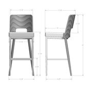 Chase non swivel stool - 40364-30