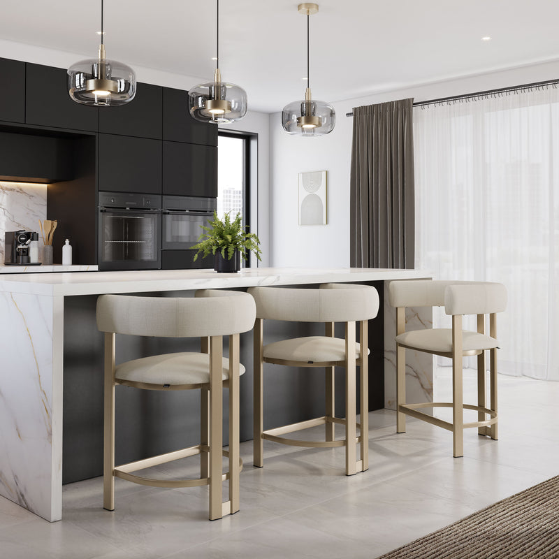Clarissa non swivel stool - 40369-24