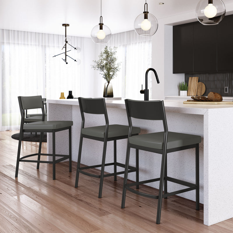 Adriana non swivel stool - 40376-26