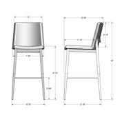 Charlotte non swivel stool - 40380-30