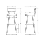 Lauren swivel stool - 40593-34