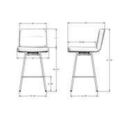 Niles swivel stool - 41351-26