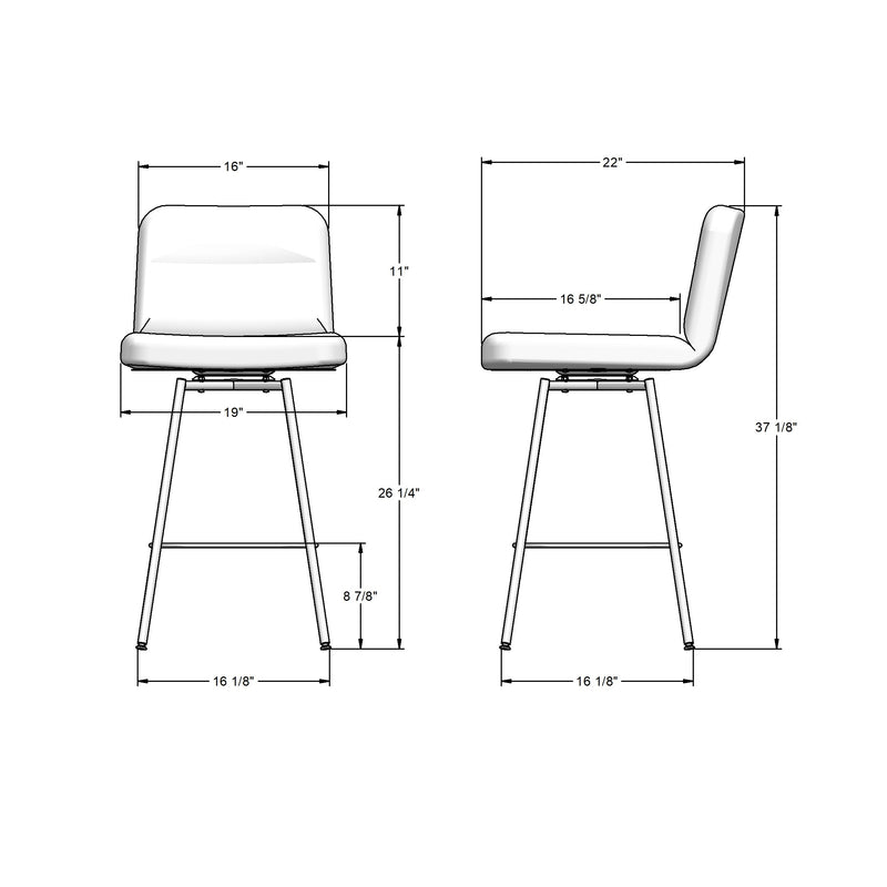 Niles swivel stool - 41351-26