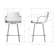Tricia swivel stool - 41353-26