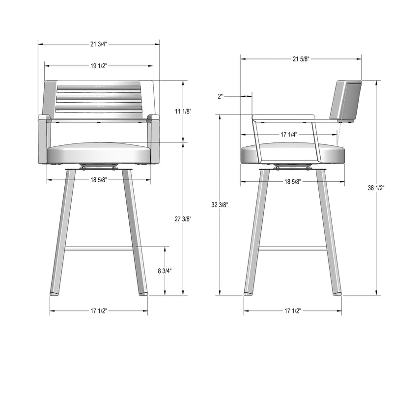 Albert swivel stool - 41354-26