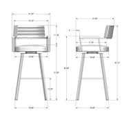 Albert swivel stool - 41354-30