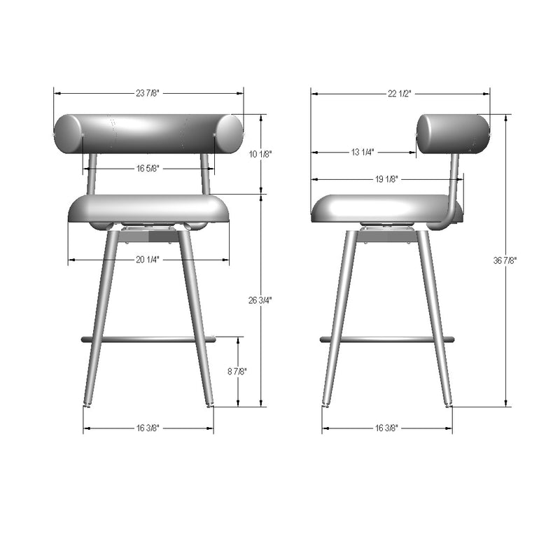 Barbara swivel stool - 41367-26