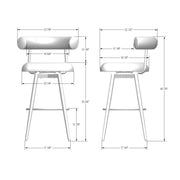 Barbara swivel stool - 41367-30