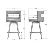 Curtis swivel stool - 41368-26