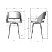 Lorna swivel stool - 41374-26