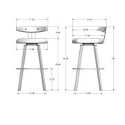 Asher swivel stool - 41381-30