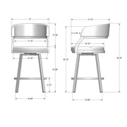 Mazzy swivel stool - 41384-26