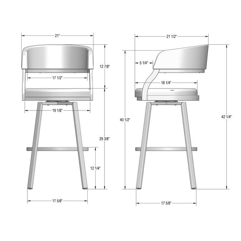 Mazzy swivel stool - 41384-30