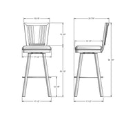 Madison swivel stool - 41406-30