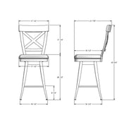 Kyle swivel stool - 41414-26