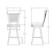 Annabelle swivel stool - 41419-26B