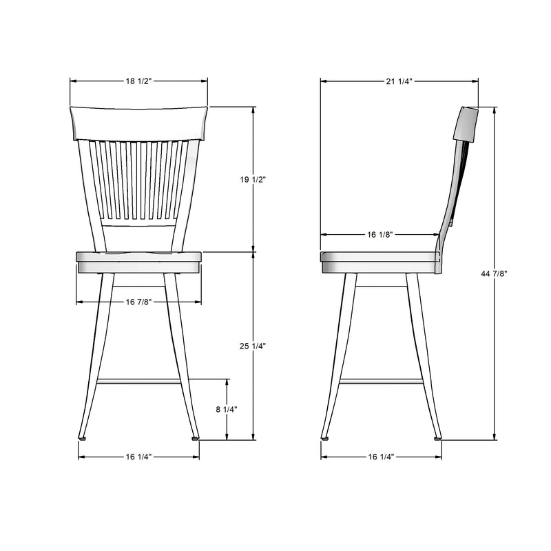 Annabelle swivel stool - 41419-26B
