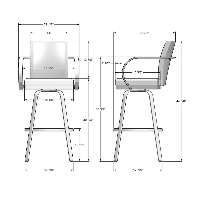 Lance swivel stool - 41436-30