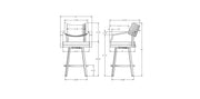 Jonas swivel stool - 41437-26