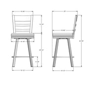 Owen swivel stool - 41454-26