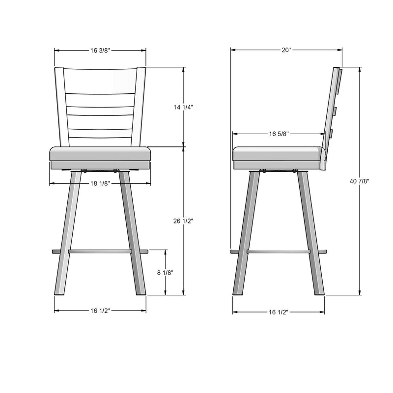 Owen swivel stool - 41454-26