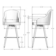 Weston swivel stool - 41534-30