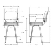 Dorsey swivel stool - 41596-26