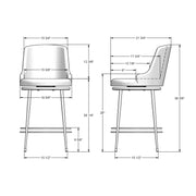 Glenn swivel stool - 41597-26