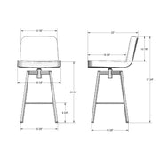 Tully swivel stool - 41653-26