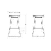 Grace swivel stool - 42414-26B
