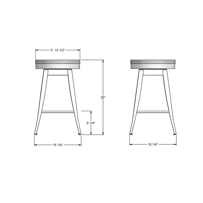 Grace swivel stool - 42414-26B